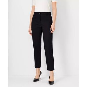 Ann Taylor The Cotton Crop Pant in Black Size 12